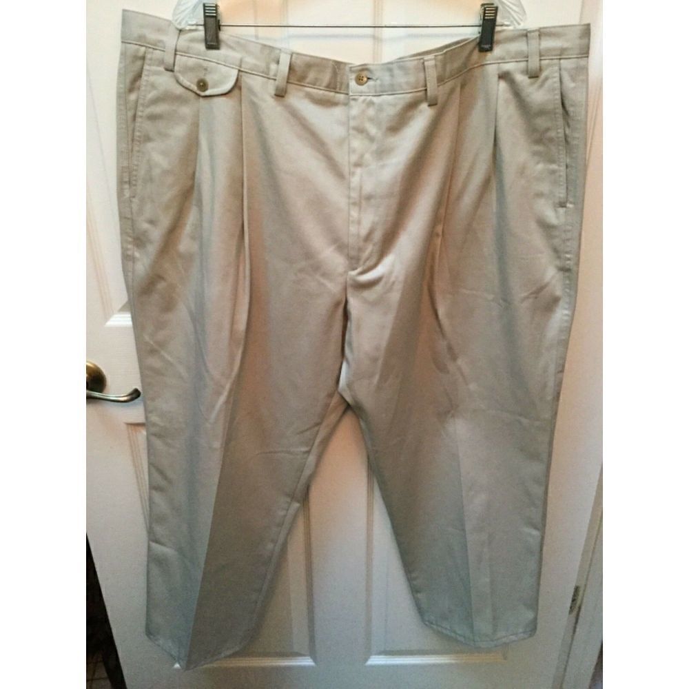 mens SAVANE   beige 100 cotton pants size 48x27